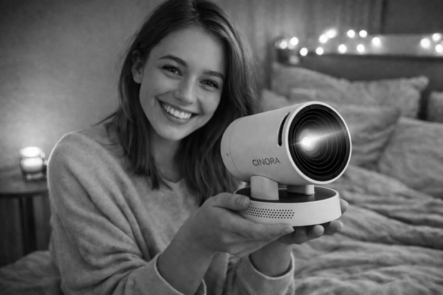 CINORA™ Mini Projecteur HD – Cinéma à domicile